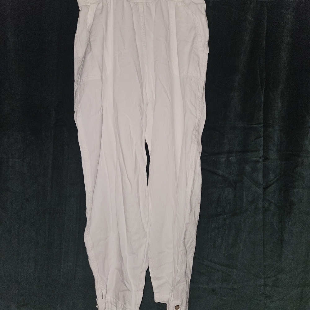 White Casual Pants